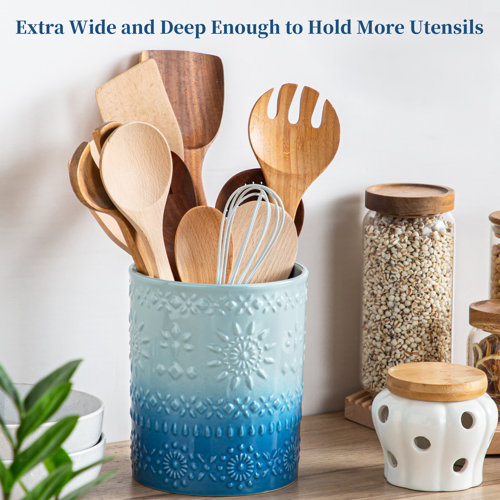 Wayfair Blue Utensil Crocks & Holders You'll Love in 2023